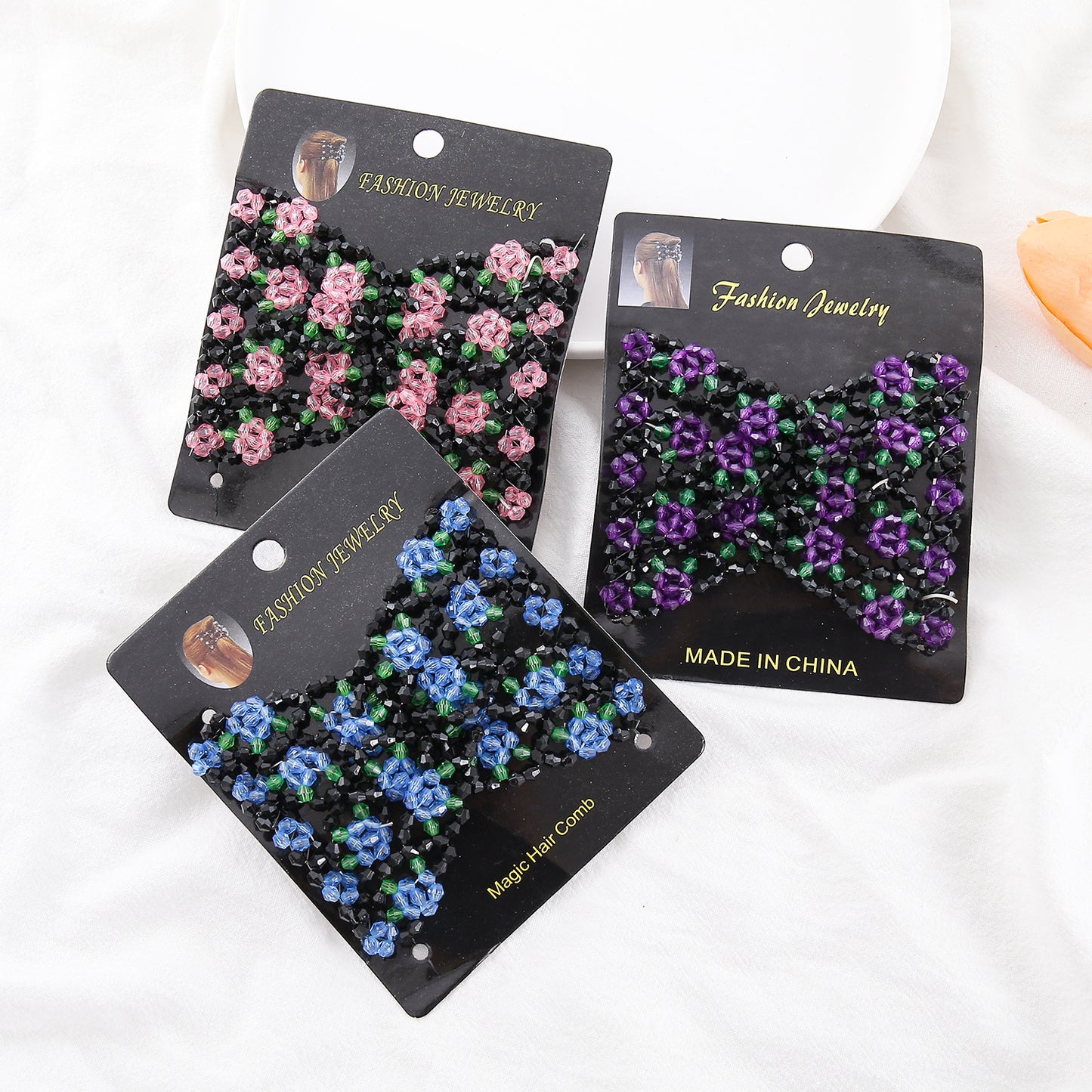Magic Easy Combs Stretchable Double Hair Comb Clips