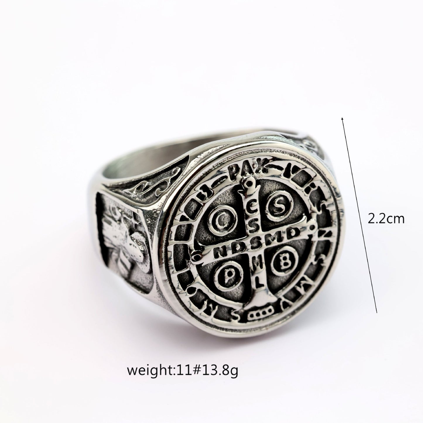 Unisex Catholic Ring – Featuring The Crucifix, Religious Jewelry Gift