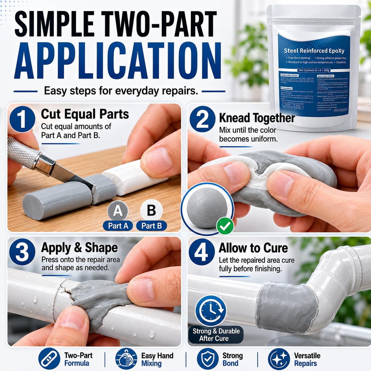 Steel Reinforced Epoxy Putty