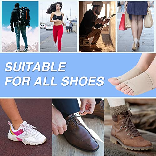 Upgrade Metatarsal Compression Arch Support Sleeves with Gel Pad Inside