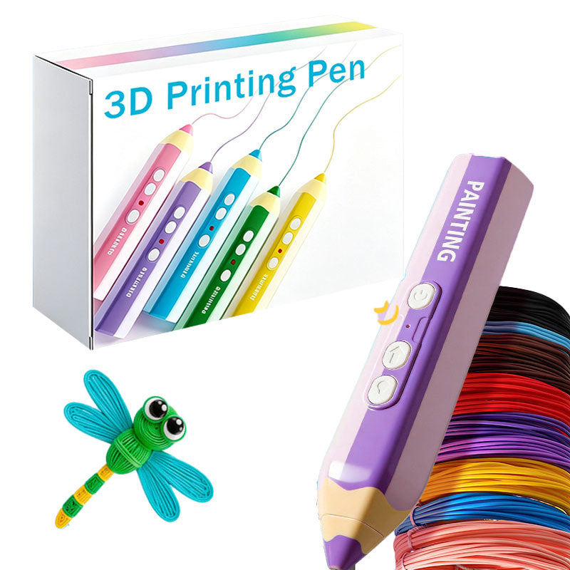 3D Printing Pen — Includes 3D Printing Pen And 5 Rolls Of PCL Filament
