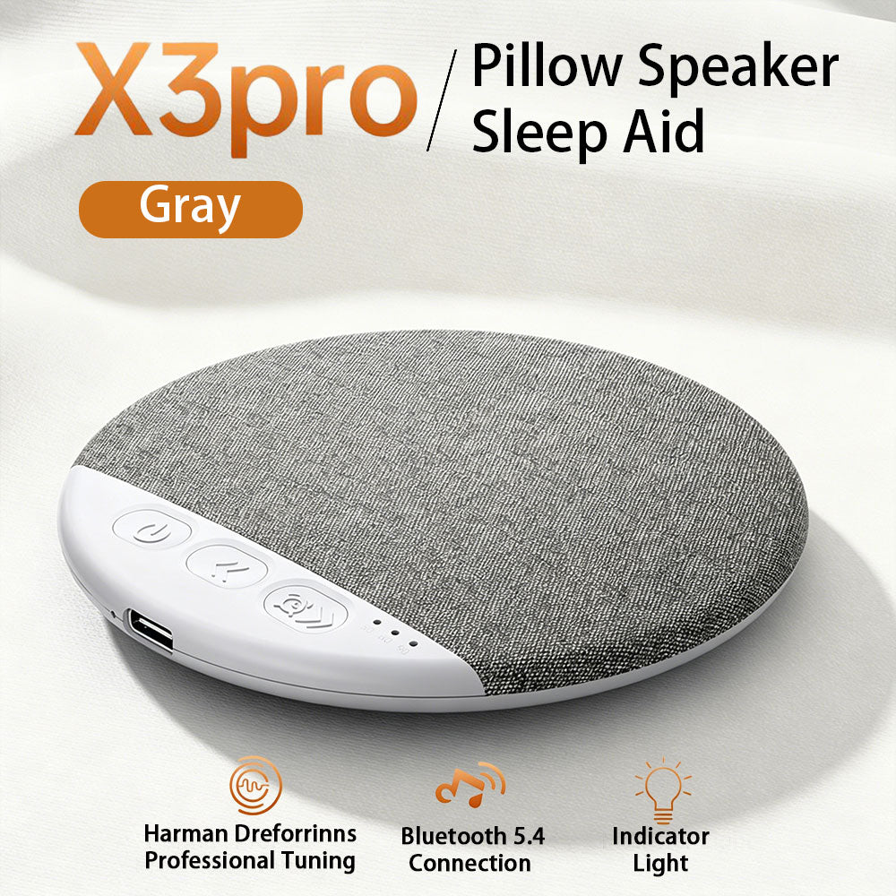 2026 New Bluetooth Pillow Speaker for Sleeping, Ultra-Thin 1.1cm Under Pillow Speaker