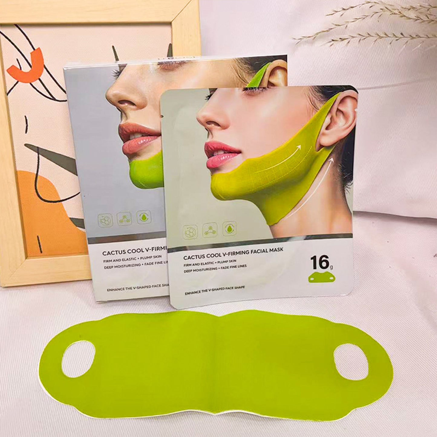 Double Chin And Jawline Lifting Mask - Reduces Facial Puffiness