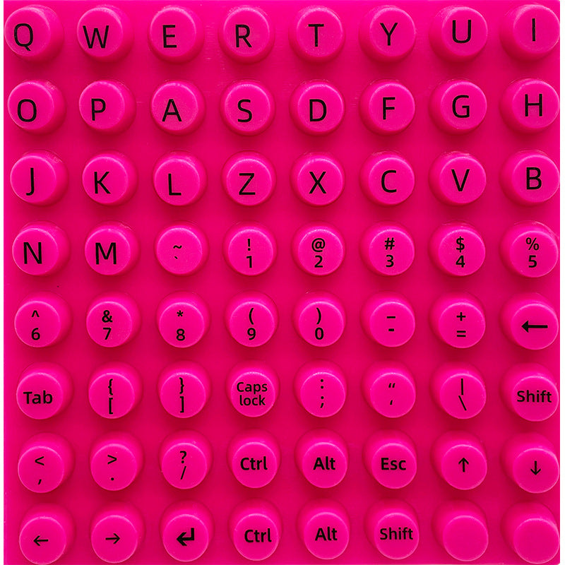 Keyboard Stickers for Long Nails