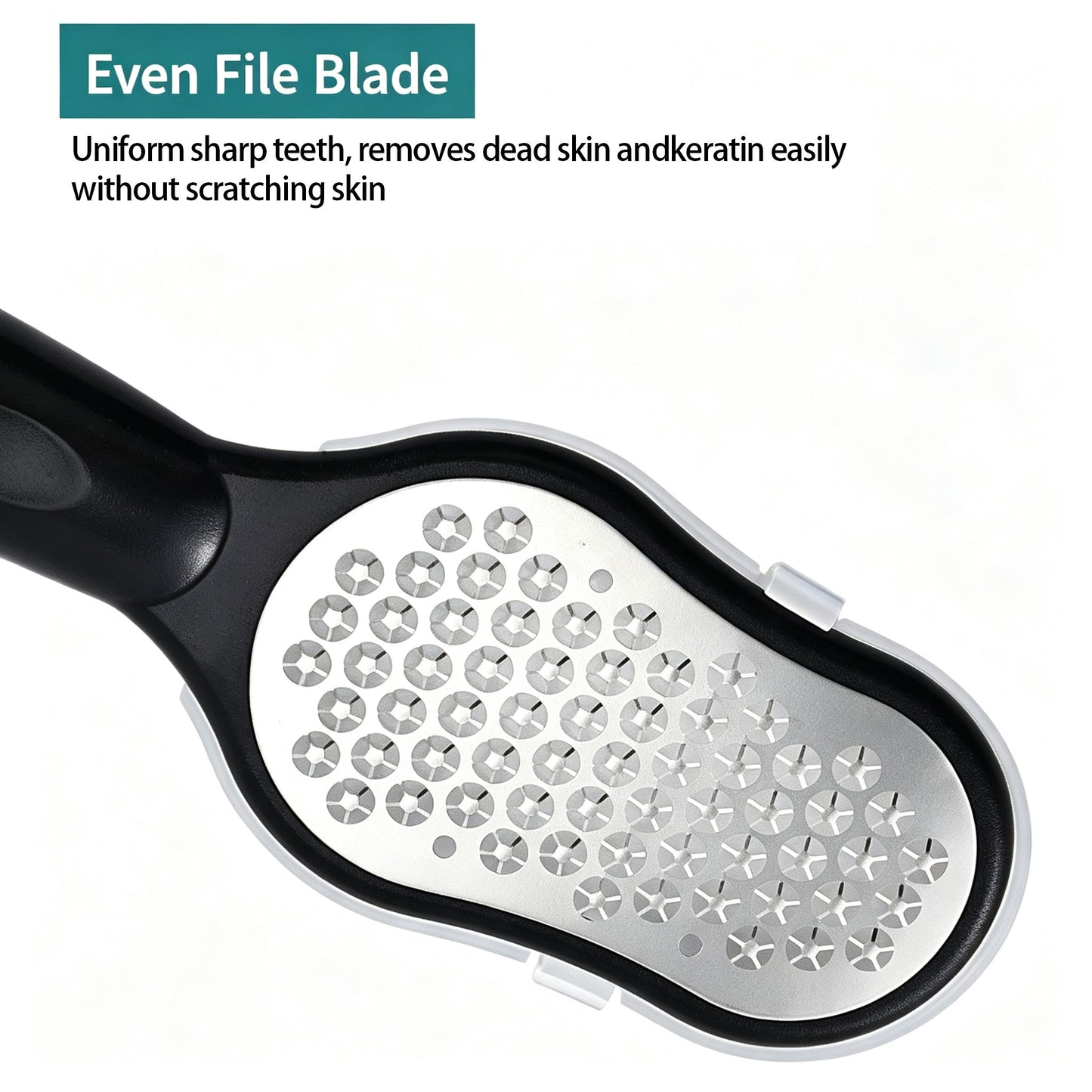 Foot Rasp And Brush – Stainless Steel Dead Skin And Callus Remover