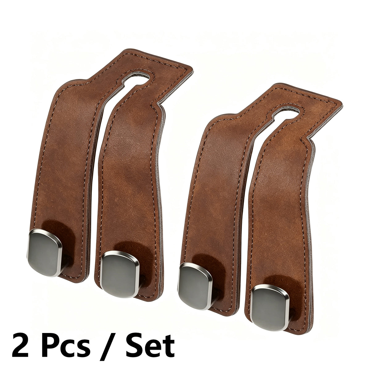 2 Pcs Car Hooks For Headrest-Adjustable Car Organizers and Storage Accessories