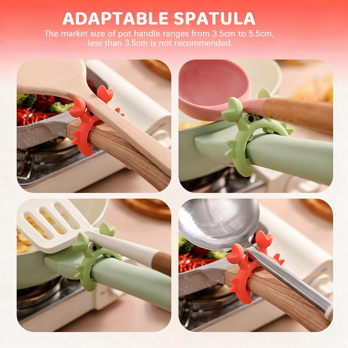 Creative Crab Shaped Spatula Rack