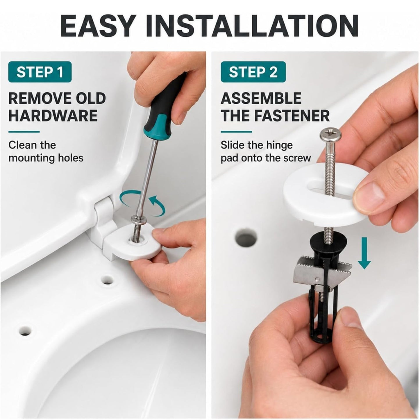 Toilet Seat Fastener Bolt Kit