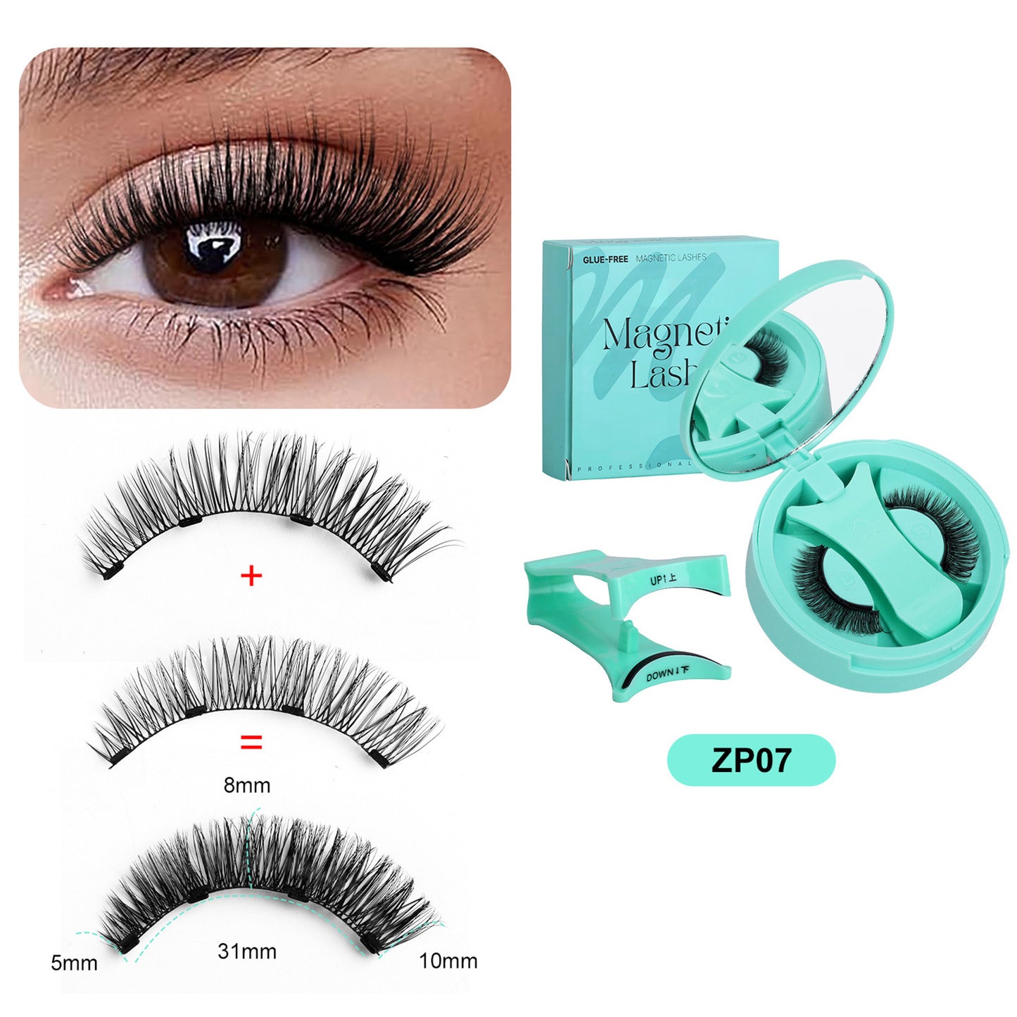 Magnetic Eyelashes with Applicator