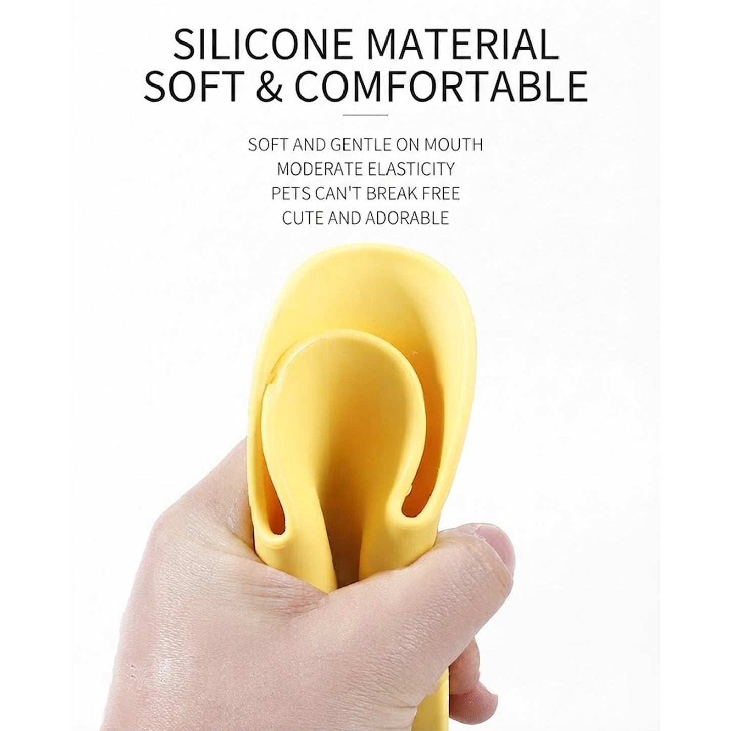 Anti Bite Duck Mouth Shape Dog Mouth Covers Silicone Material