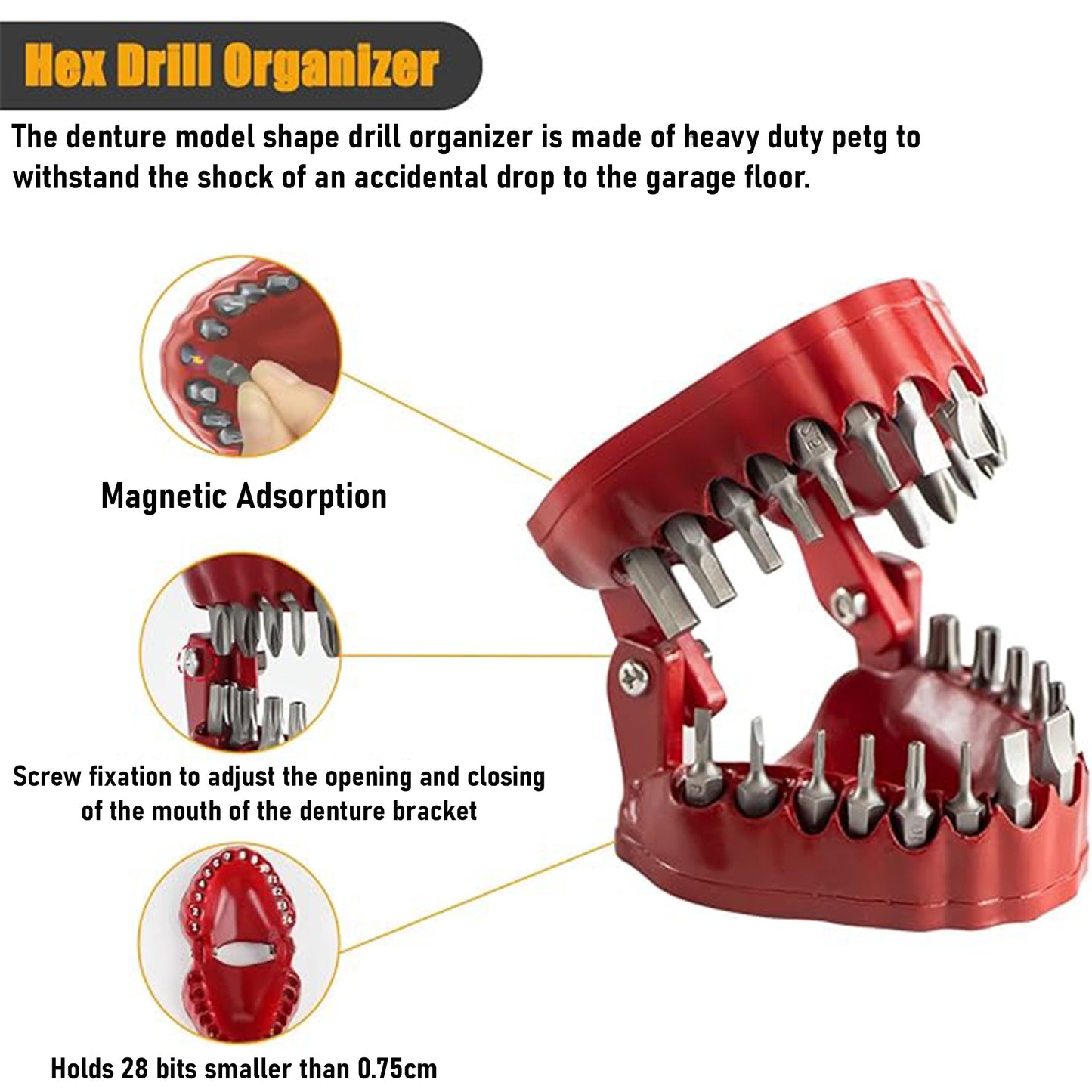 Multifunctional Portable Tooth-Shaped Screwdriver Set