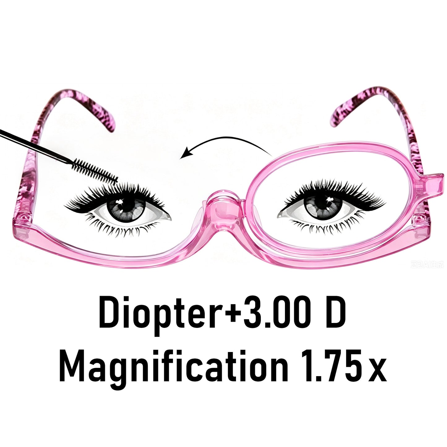 Makeup Reading Glasses for Undereye Application