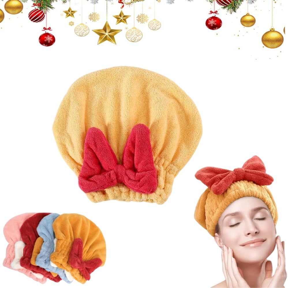 2 PCS Super Absorbent Hair Towel Wrap for Wet Hair