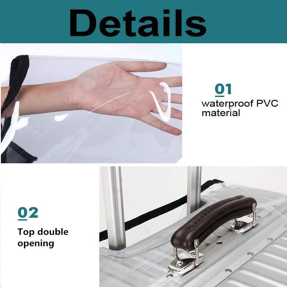 Clear Luggage Cover, Transparent Suitcase Protector-Reusable