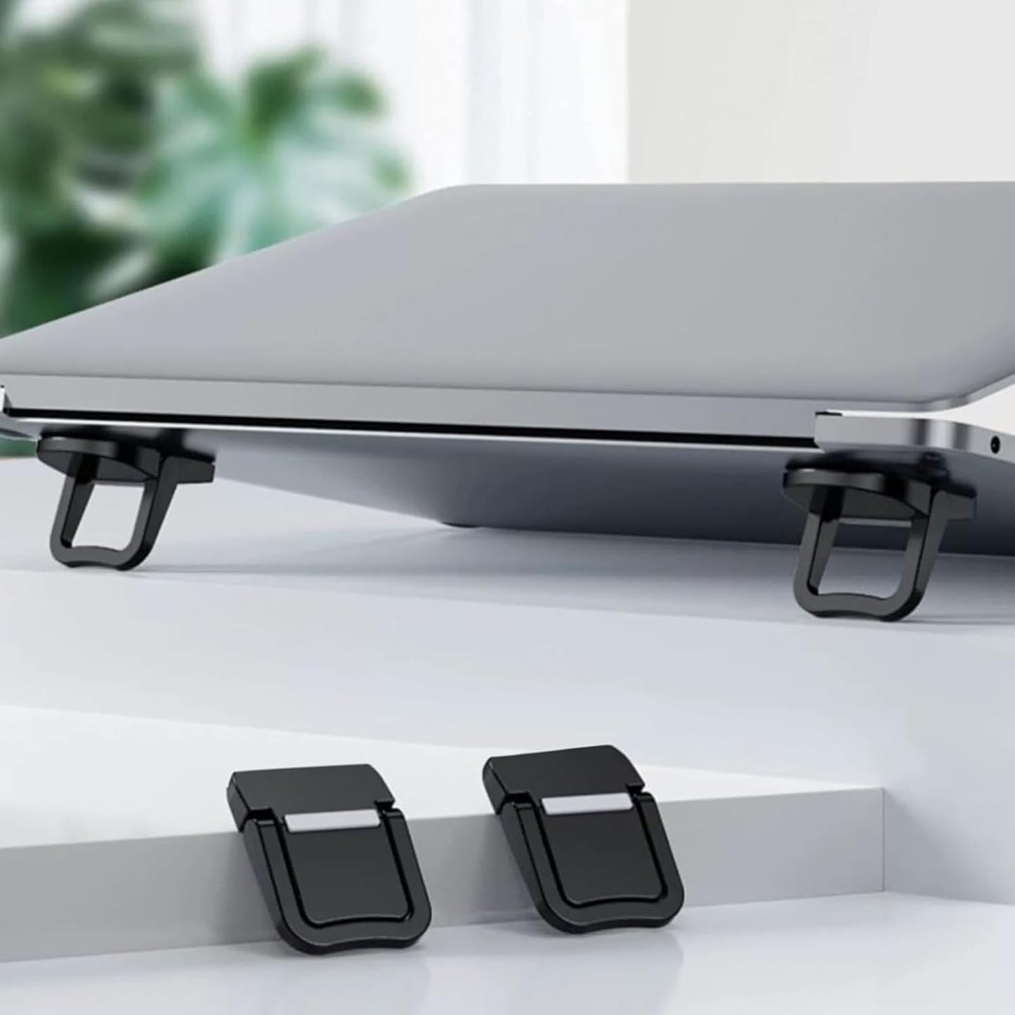 2pcs Keyboard Stands, Mini Laptop Stand for Desk, Portable Laptop Stand