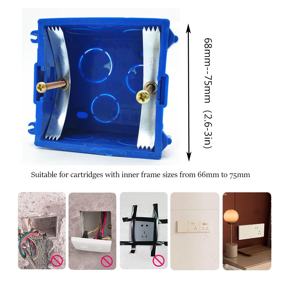 Socket Install Kit with Galvanized Screw Hooks and Repair Tools