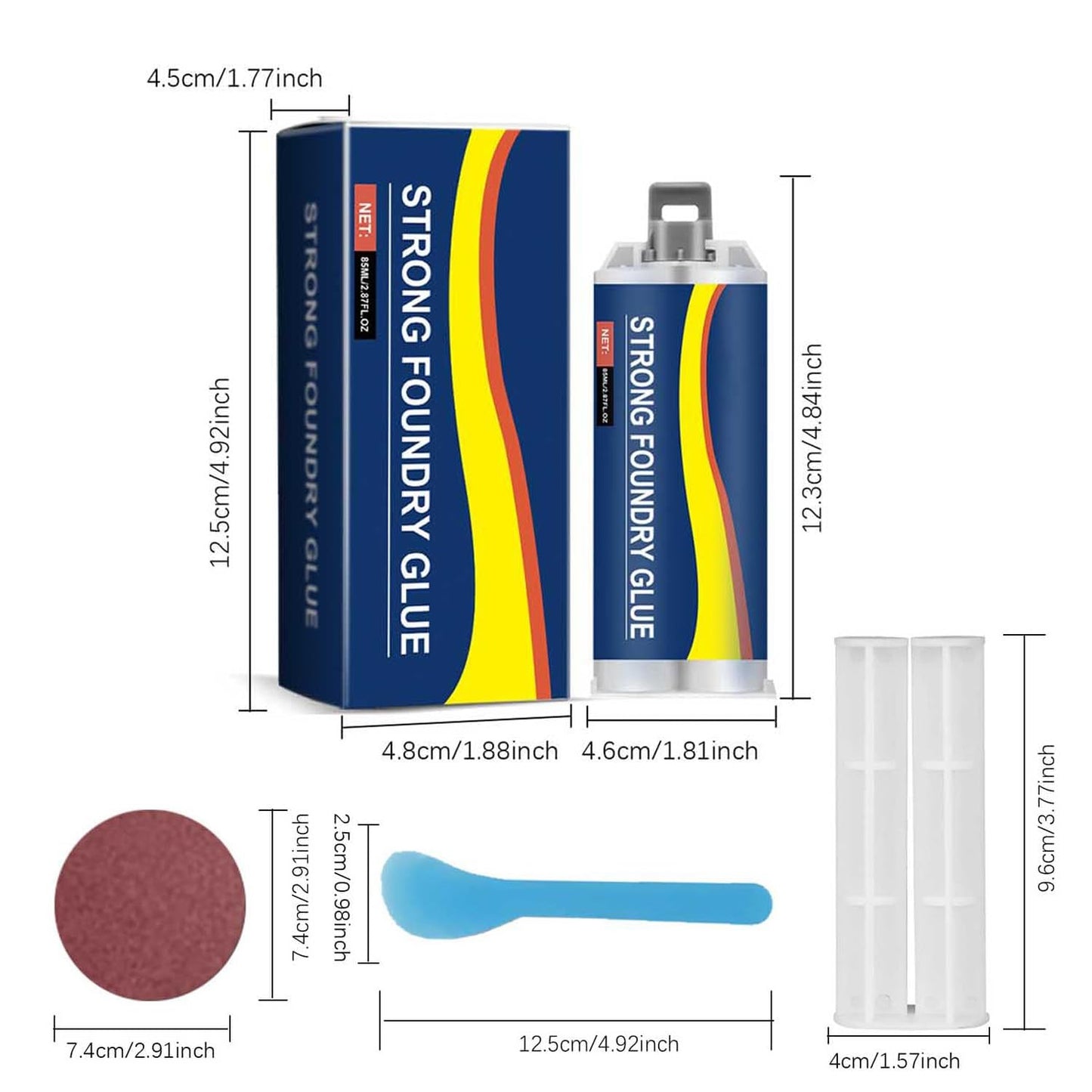 Metal Glue Heavy Duty Weld-Strong Foundry Glue-85ML