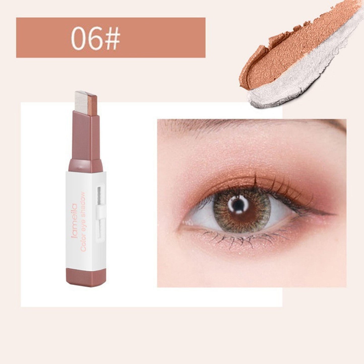 2-Color Shimmer Eyeshadow Stick