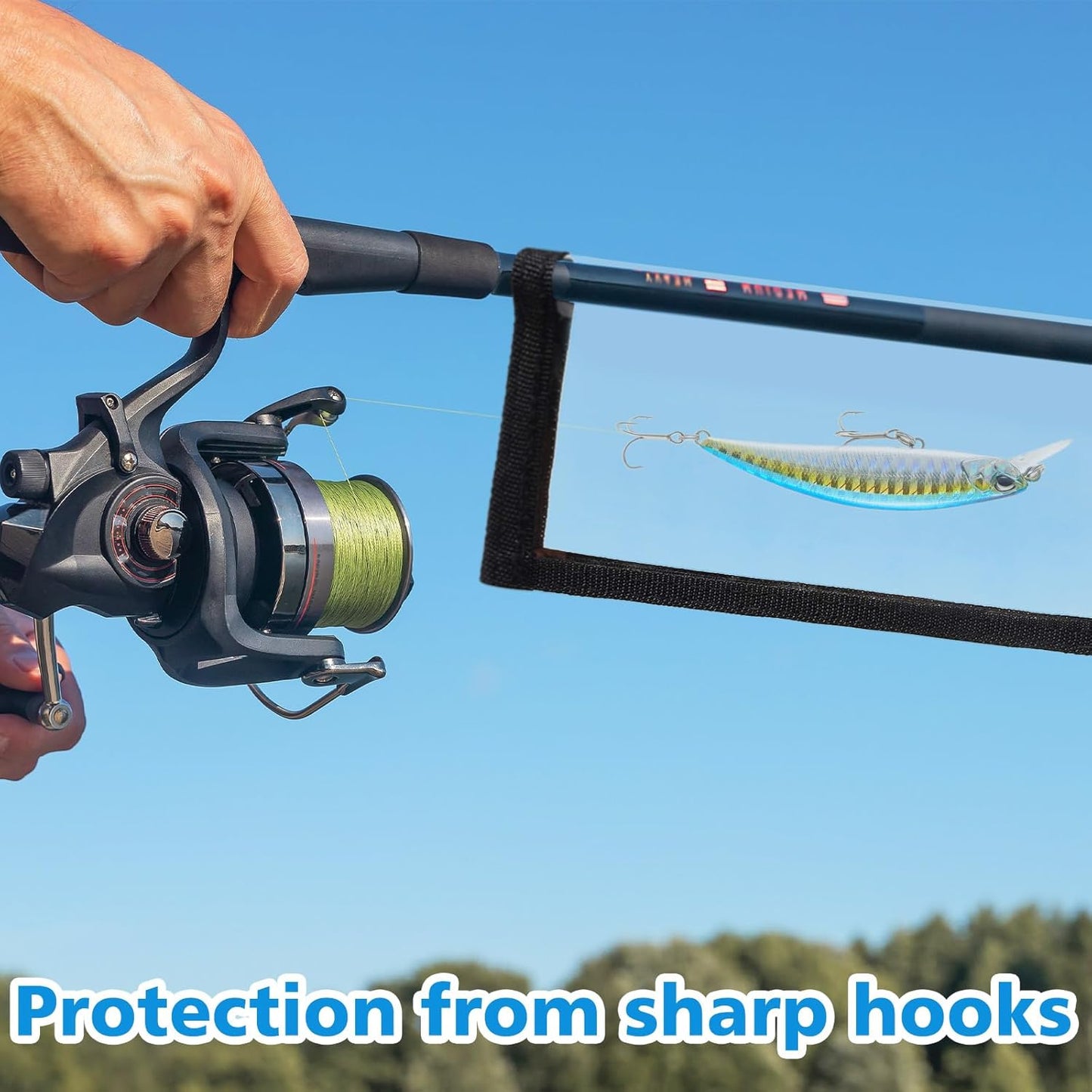 Fishing Lure Wraps – Clear Waterproof PVC Lure Covers for Hook Protection & Tackle Storage