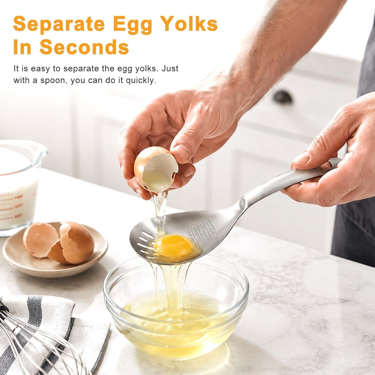 5-in-1 Multifunctional Cooking Spoon-In 304 Stainless Steel Kitchen Tool