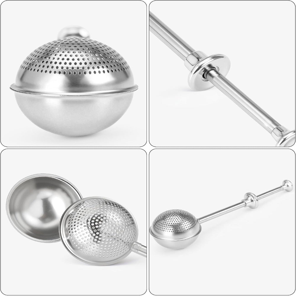 Flour Sifter for Baking, Sugar Shaker Duster;Tea Infuser,Tea Strainer Steeper