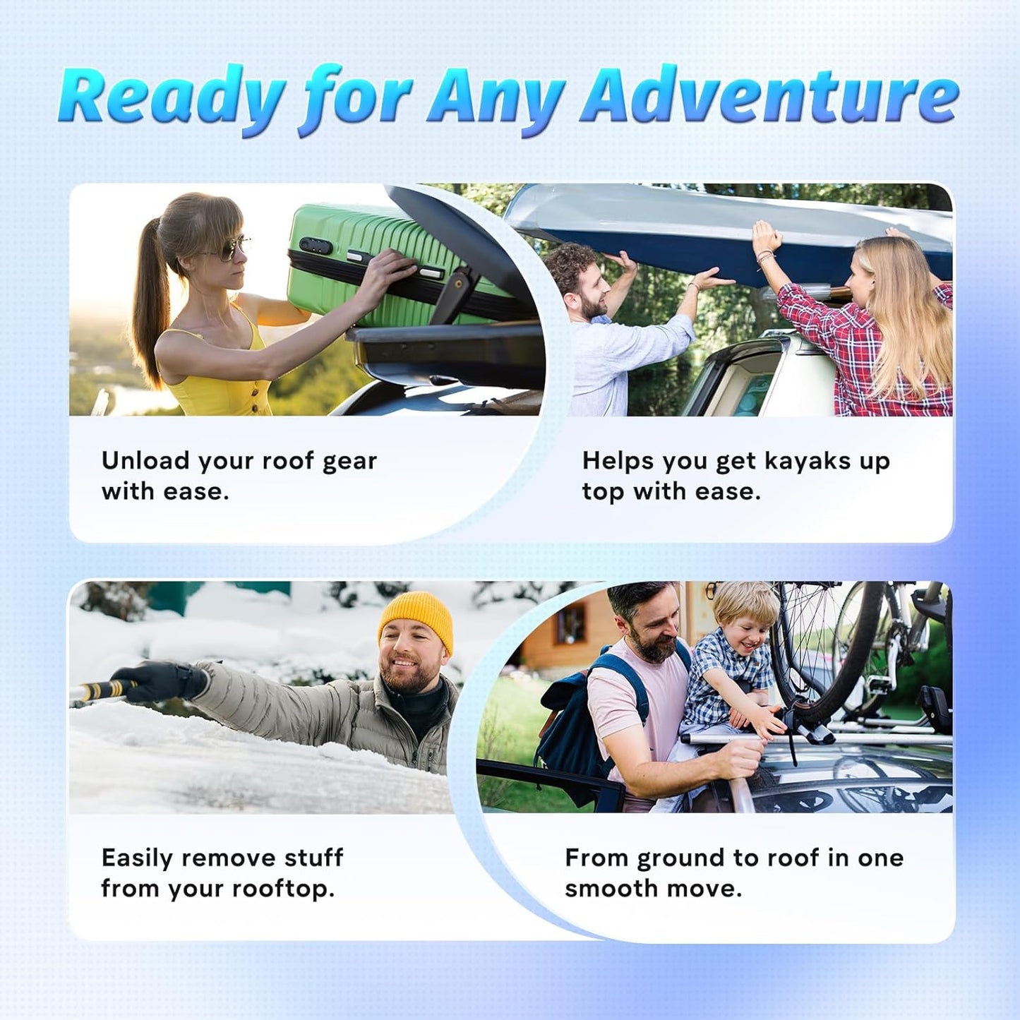 Car Door Latch Step – Foldable Roof Access Pedal for Easy Loading & Cleaning