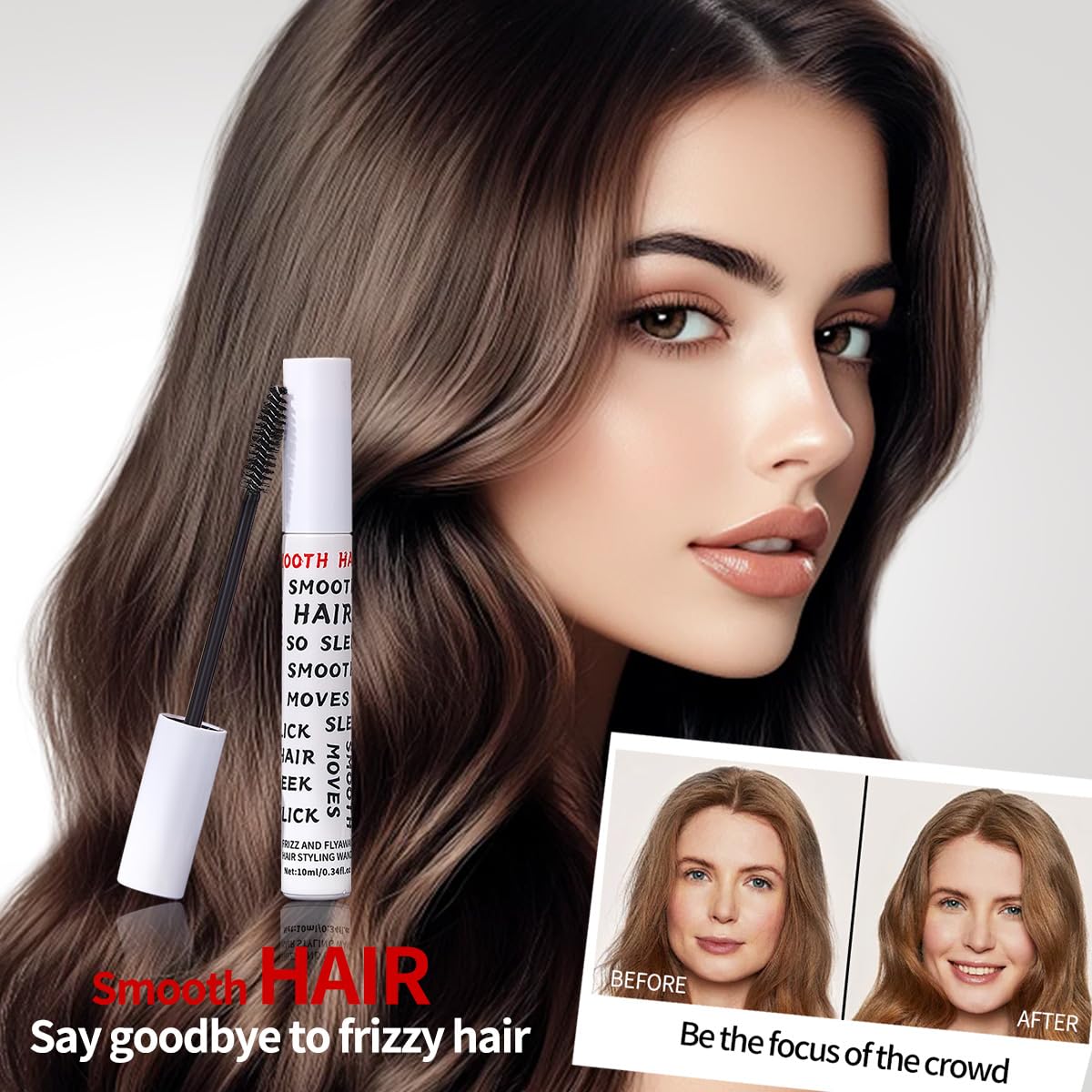 2-Pack Flyaway Taming Wands—Smooths Frizz and Sets the Hairline