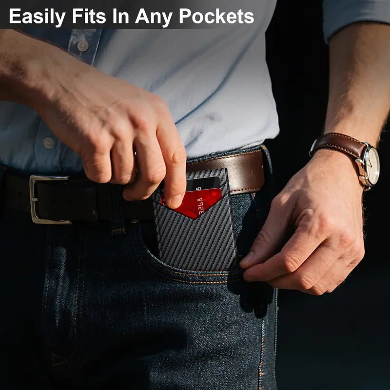 Men's RFID Ultra-thin Minimalist Anti-theft Wallet