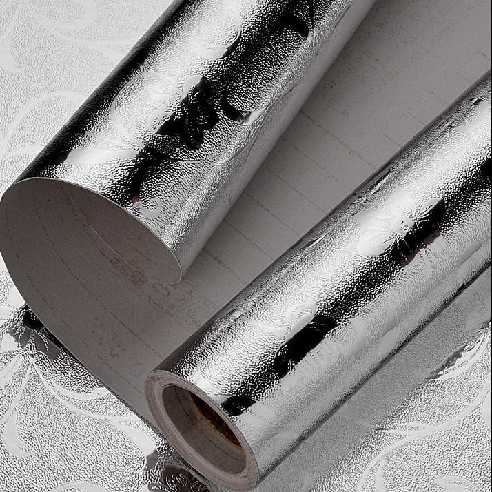 Oil-Proof Aluminum Foil Kitchen Sticker (Waterproof & Heat-Resistant, 40cm x 3m)