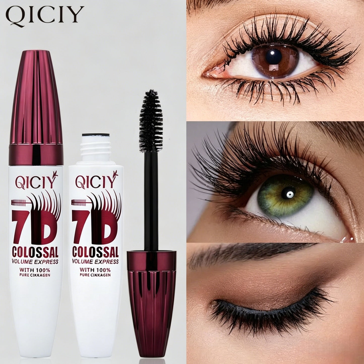7D Waterproof Mascara for Thick, Defined & Long-Lasting Curling Lashes