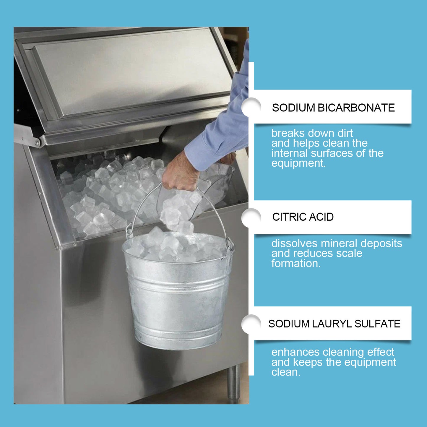 12 Pieces Ice Machine CleanerAnd Descaler