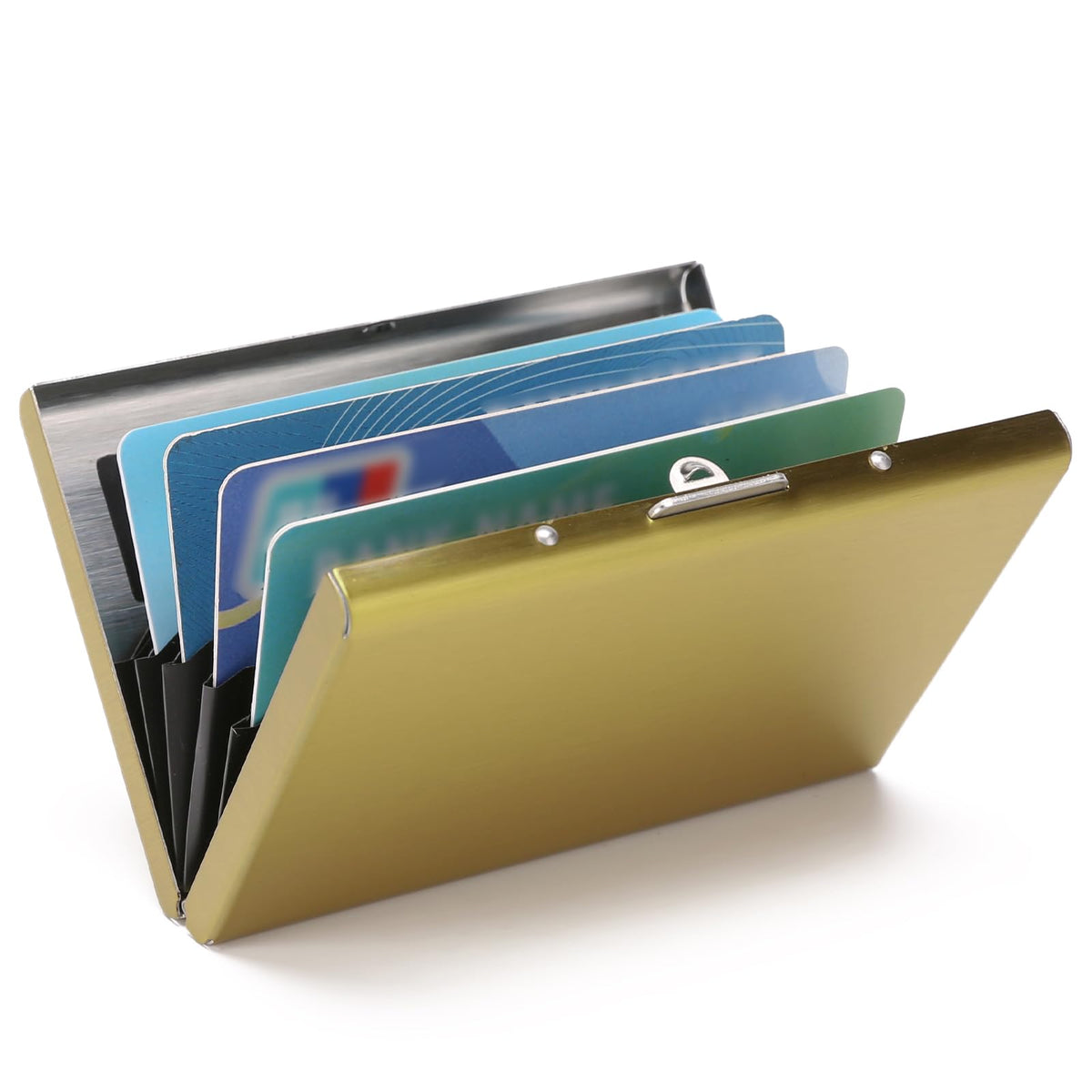 Credit Card Holder Wallet Stainless Steel Card Case RFID Blocking