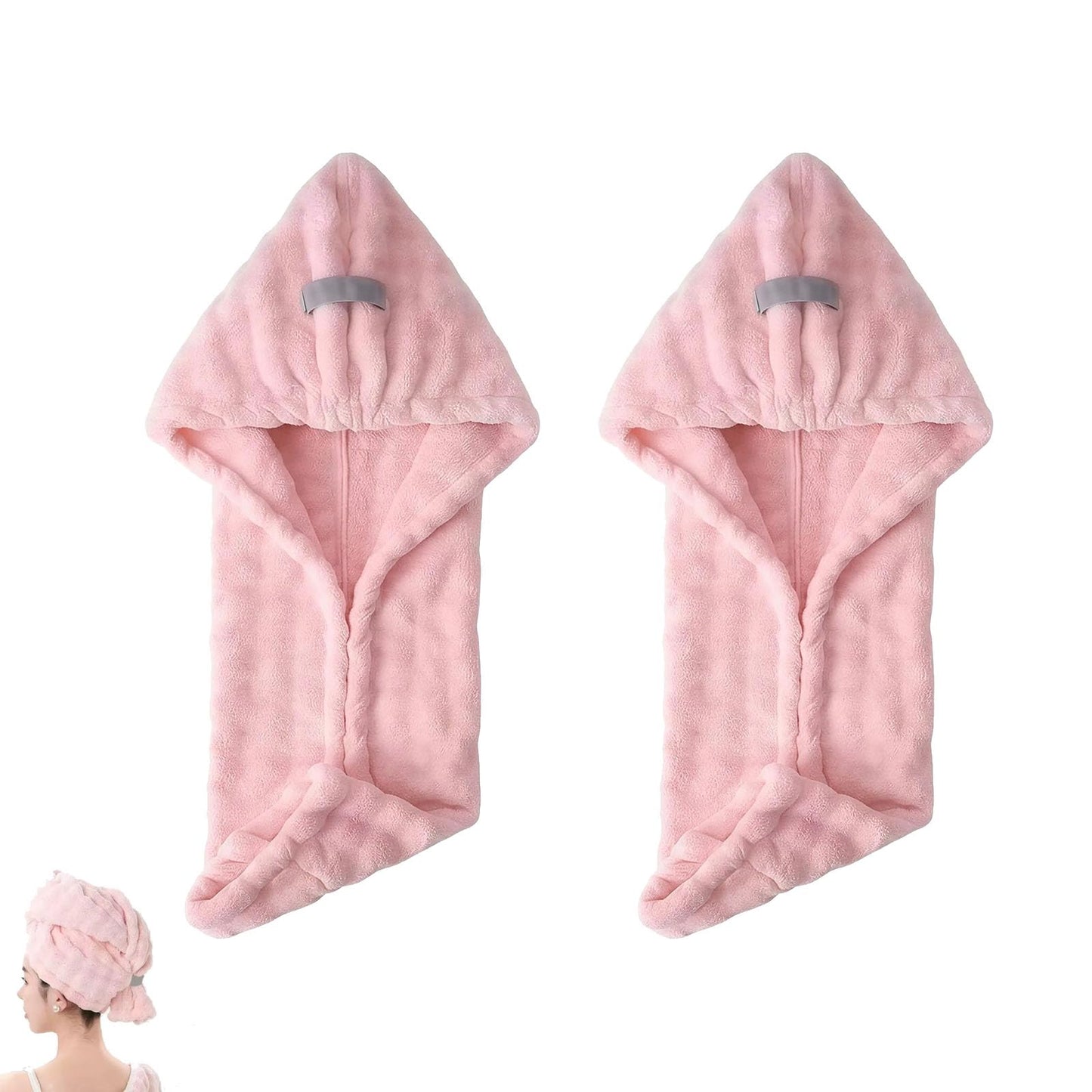 Ultra Absorbent Fast-Drying Hair Turban