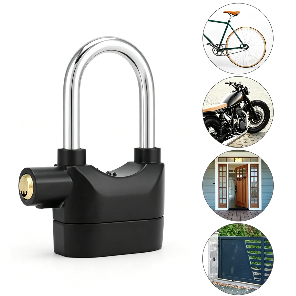 High Security Keyed Padlock Movement & Shock Sensor