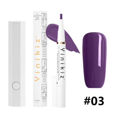 3 in 1 One Step Gel Nail Polish Pen with UV Light Kit