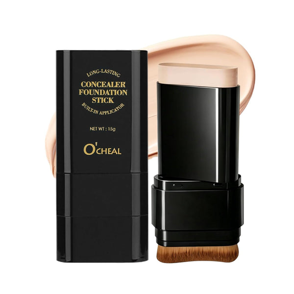 Concealer Foundation Stick with Brush for Even skin tone