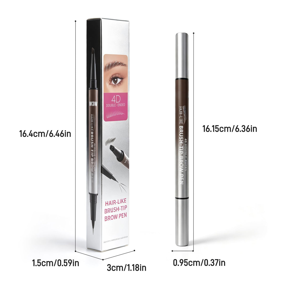 Natural 4D Waterproof Liquid Eyebrow Pencil