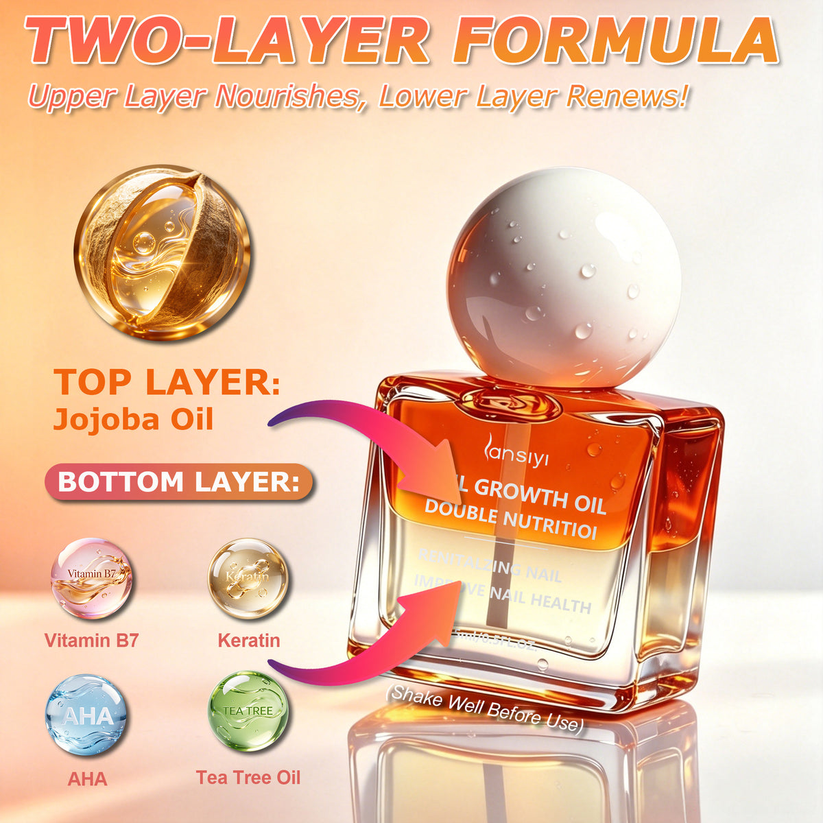 Glossy Cuticle Oil for Hangnail Prevention