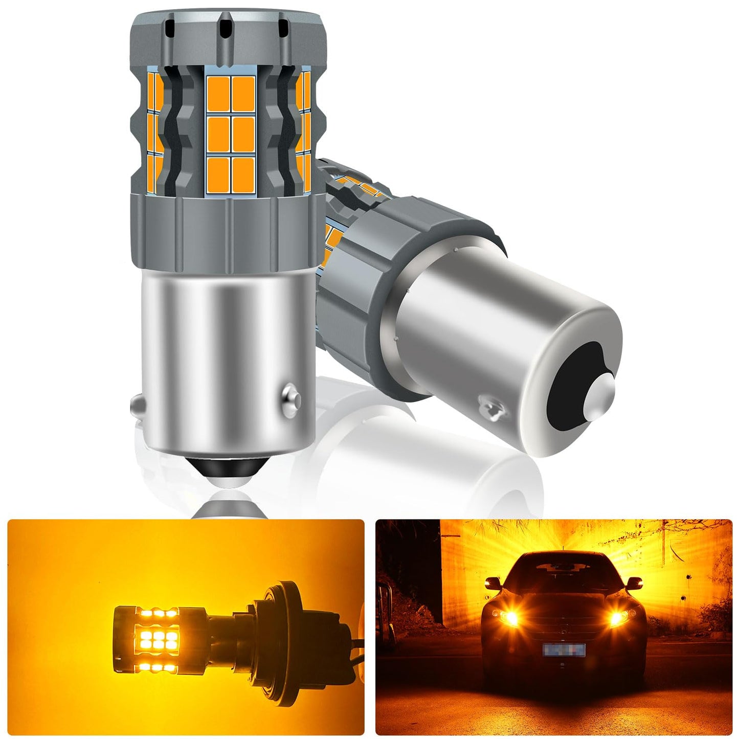 1156 LED Bulb CANBUS Error Free Anti Hyper Flash
