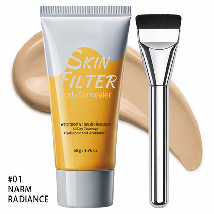 Cream Primer Brightening Makeup Base Includes flat brush