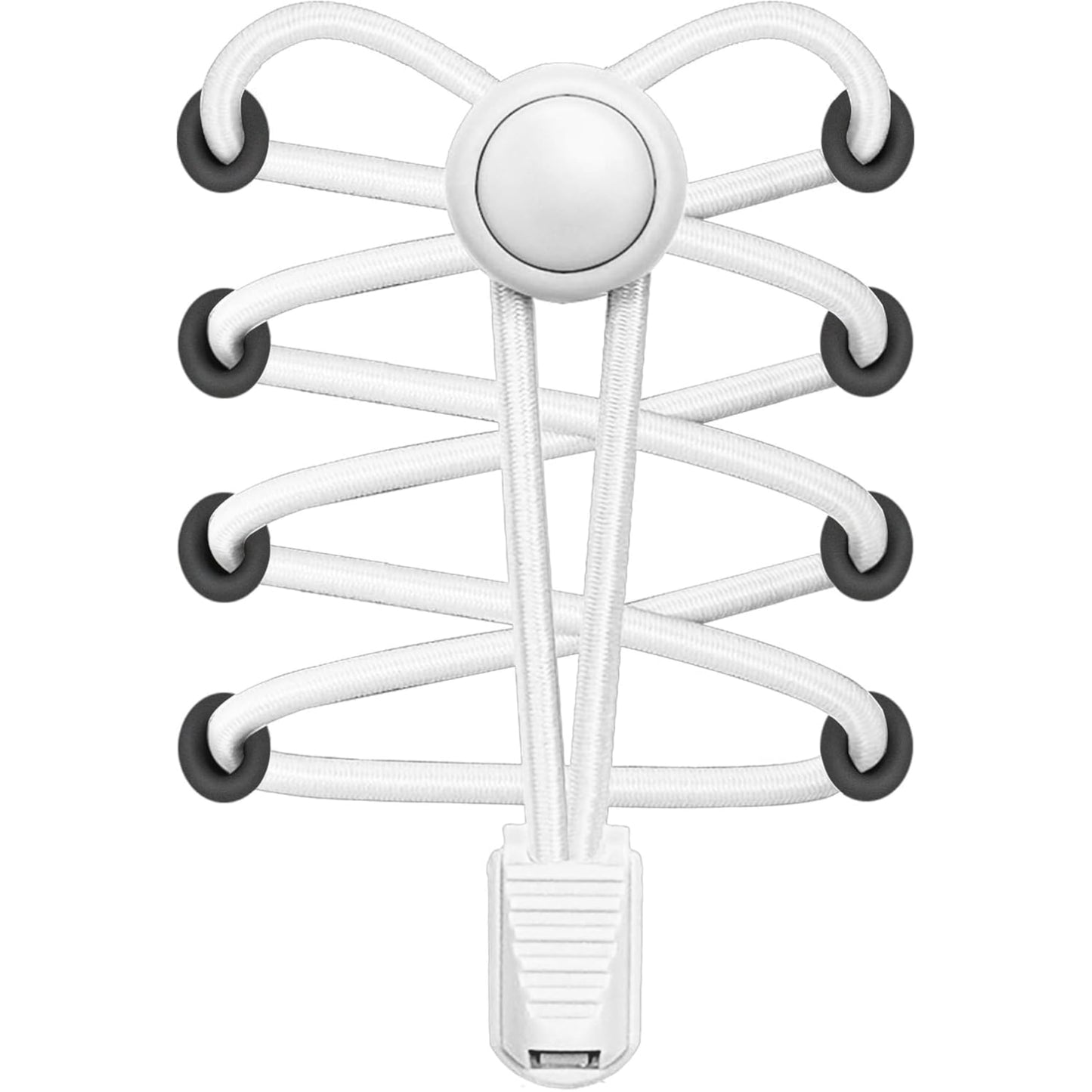 Bread Tie-Free Round Shoelaces with Clips