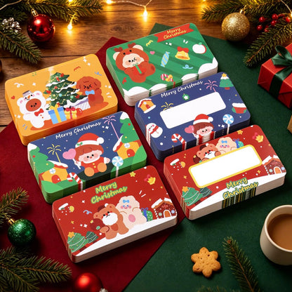 40pcs Christmas scratch-off cards