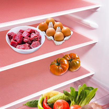 4 PCS Refrigerator Liners for Shelves