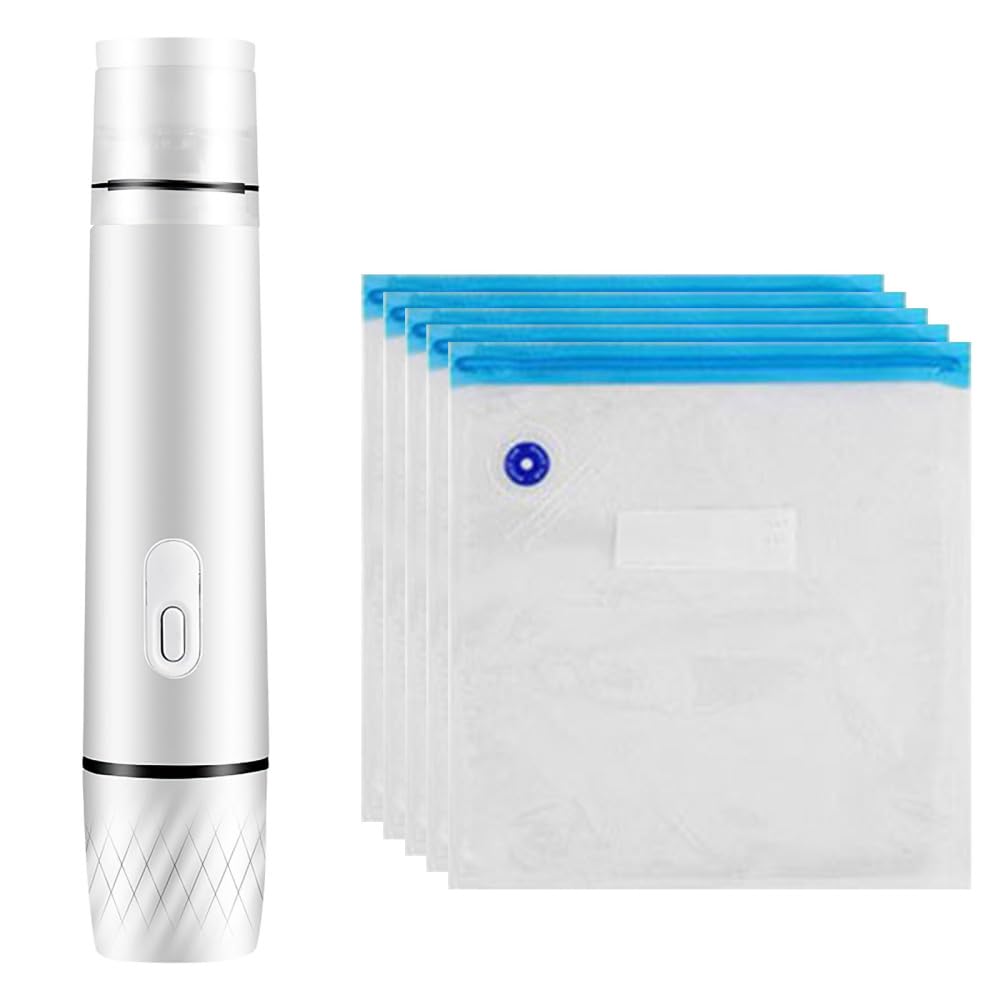 Mini Vacuum Sealer with  Reusable Vacuum Seal Bags