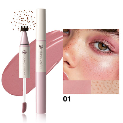 2-in-1 Freckle Stamp & Liquid Blush for Natural Daily Makeup
