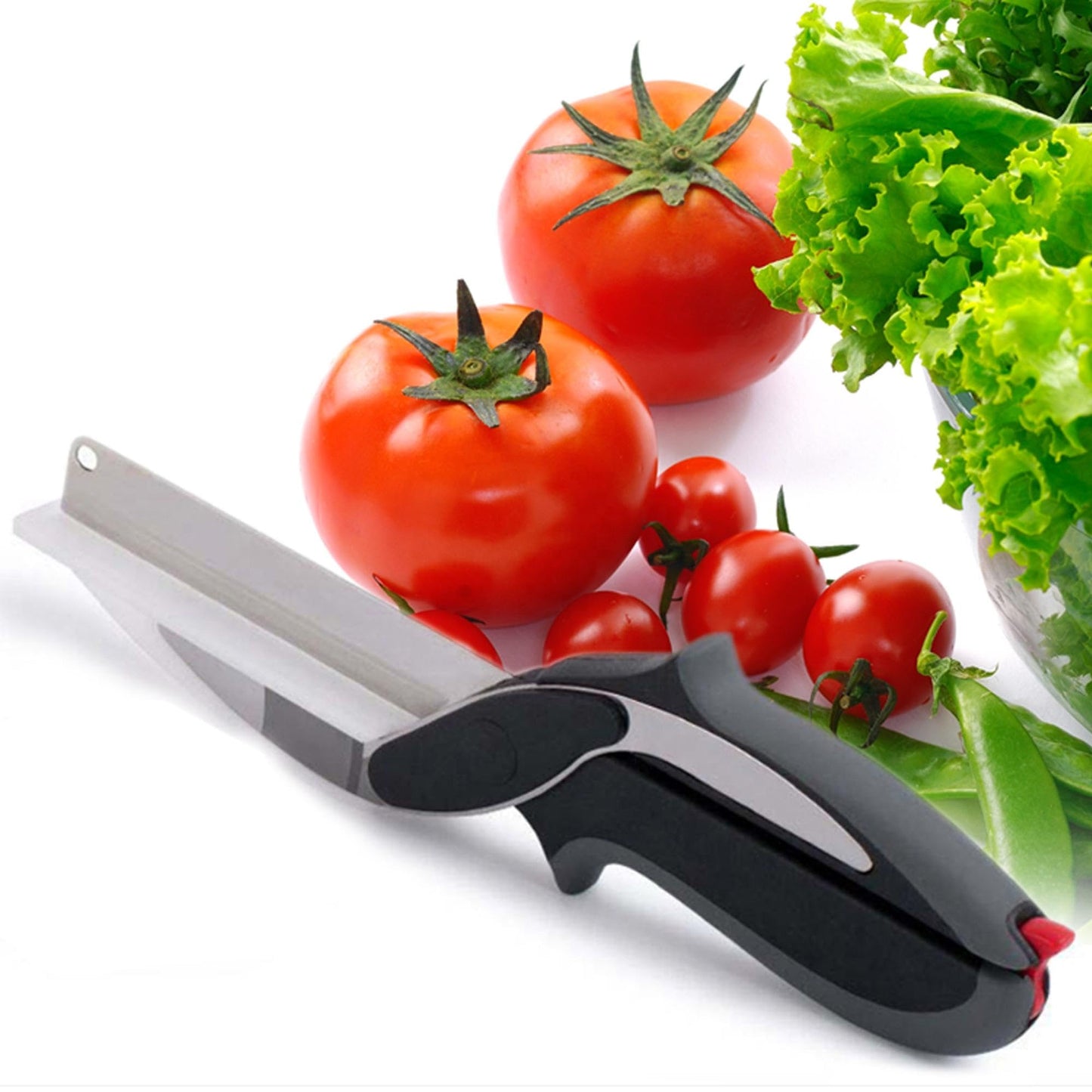 2 In 1 Kitchen Scissors With Cutting Board