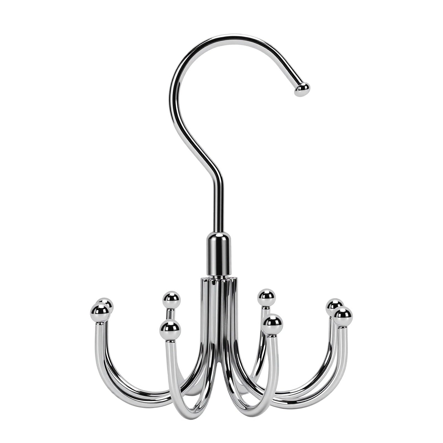 Rotatable Hook 8 Hook Closet Storage Rack