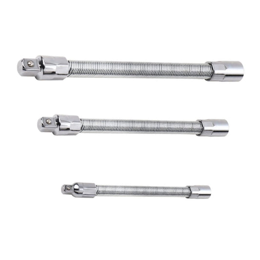 Flexible Spring Steel Bit Extension Rods Set for Electric Drill