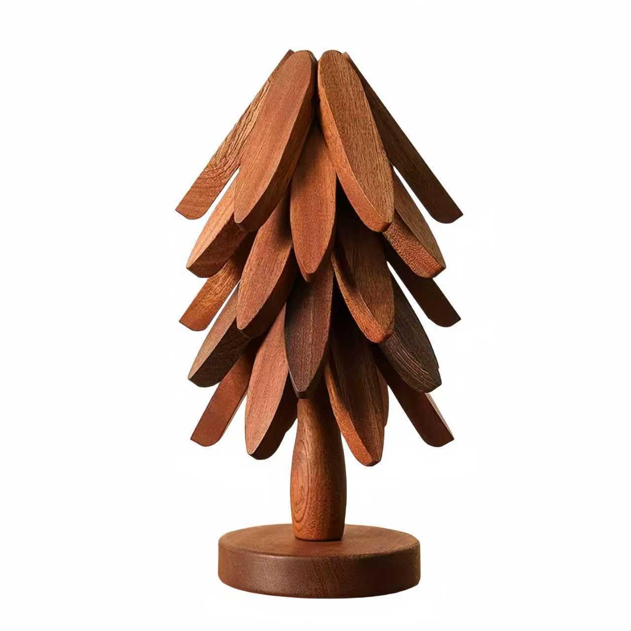 Natural Tree Trivet Set