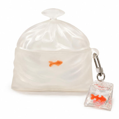 3D Funny Goldfish Bag Silicone Case